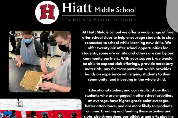 Hiatt Donation- Click the link to donate- Hiatt MS | Des Moines Public Schools (revtrak.net)